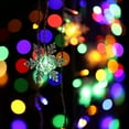 thumbnail image 6 of DONGPAI Snowflakes LED Curtain String Lights, 11.5Ft 96 LED Christmas Window Curtain Light Plug in String Light for Bedroom Wedding Birthday Party Indoor Outdoor, 6 of 9