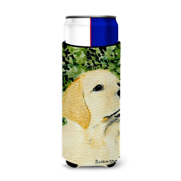 Caroline's Treasures SS8803MUK Labrador Ultra Hugger for slim cans, Slim Can, multicolor