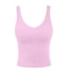 thumbnail image 4 of Blusas de Verano de las Mujeres sin Mangas Sólido Cuello en V Suéter Casual Top, Blusas de las Mujeres Casual para el Uso Diario, 4 of 6