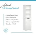 thumbnail image 5 of RiverRidge Ashland Tall Bathroom Storage Linen Cabinet Organizer with Drawer - White, 5 of 11