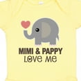 thumbnail image 4 of Inktastic Mimi and Pappy Love Me Elephant Boys or Girls Baby Bodysuit, 4 of 5