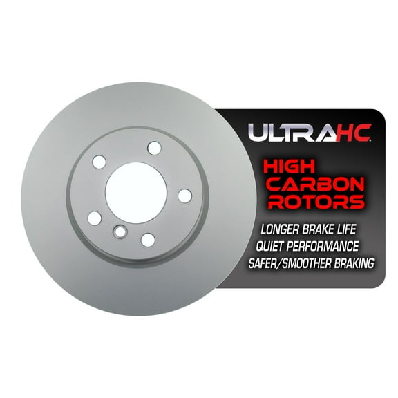 UltraHC Coated High Carbon Brake Rotor, Front UR004508, BMW X3 2017-2011