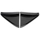thumbnail image 4 of Adhesivo para pilar Bling Bling Borde triangular de un pilar Estilo de fibra de carbono, 4 of 12