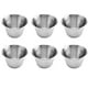 thumbnail image 1 of EeaseMX Tazas de almacenamiento de acero inoxidable de 6 piezas de acero inoxidable Tazas de salsa de vajilla casera (Plata), 1 of 7