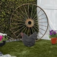 thumbnail image 3 of Alpine Corporation Polyresin Resting Black Hen Statuary, 3 of 15