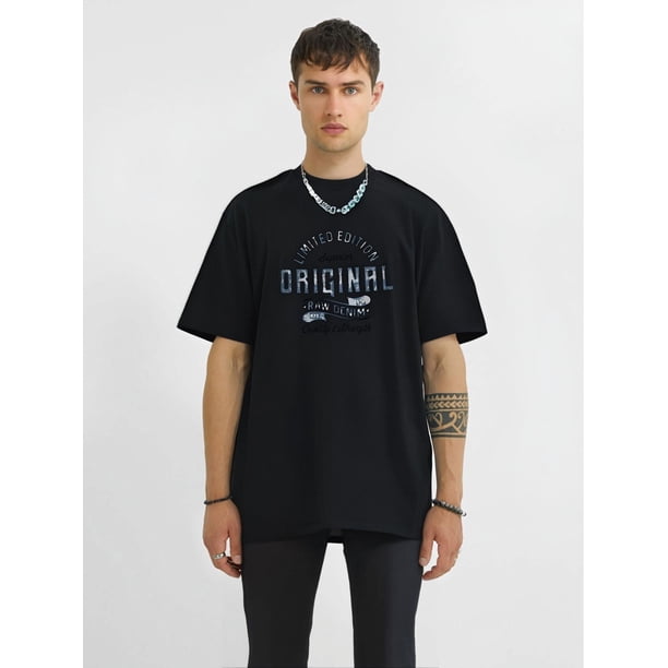 Camiseta con estampado original de edición limitada para hombre: camiseta informal y cómoda de manga corta para verano, ideal como regalo. Camisetas de ocio.