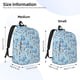 thumbnail image 2 of Easygdp Cartoon Rocket With Space Mochila de Lona Resistente para Laptop, Compatible con Laptops de 15 a 17 pulgadas, Ideal para Escuela, Trabajo y Viajes-Small, 2 of 5