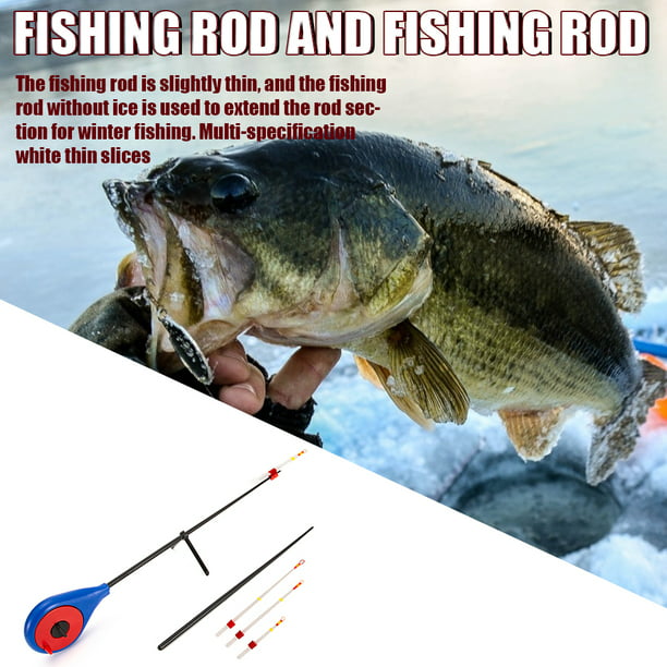 July Memor Mini Ice Fishing Rod with Pole Tip Outdoor Winter Fish