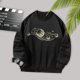 thumbnail image 2 of Sudadera de moda, jersey con cuello redondo, suave y duradero, estampado M, 2 of 8