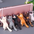thumbnail image 1 of Soporte para teléfono móvil Cutre Cat con ventosa, soporte para tabletas y teléfonos inteligentes, color aleatorio (6) oso de fresa Electrónica, 1 of 4