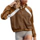 thumbnail image 2 of Chaquetas y abrigos casuales sin capucha de manga larga para mujer, chaqueta de forro polar afelpado, chaquetas de manga larga con cremallera, abrigo de otoño-invierno, ropa de abrigo con bolsillos, c, 2 of 9