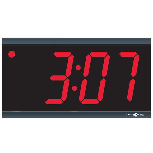Pyramid 4'' 4 Digit Digital Stand Alone Wall Clock - Walmart.com