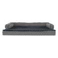 thumbnail image 1 of Furhaven Gel Rafraîchissant en Mousse à Mémoire de Forme Lit Confortable pour Chien, Gris Diamant, Jumbo, 1 of 7