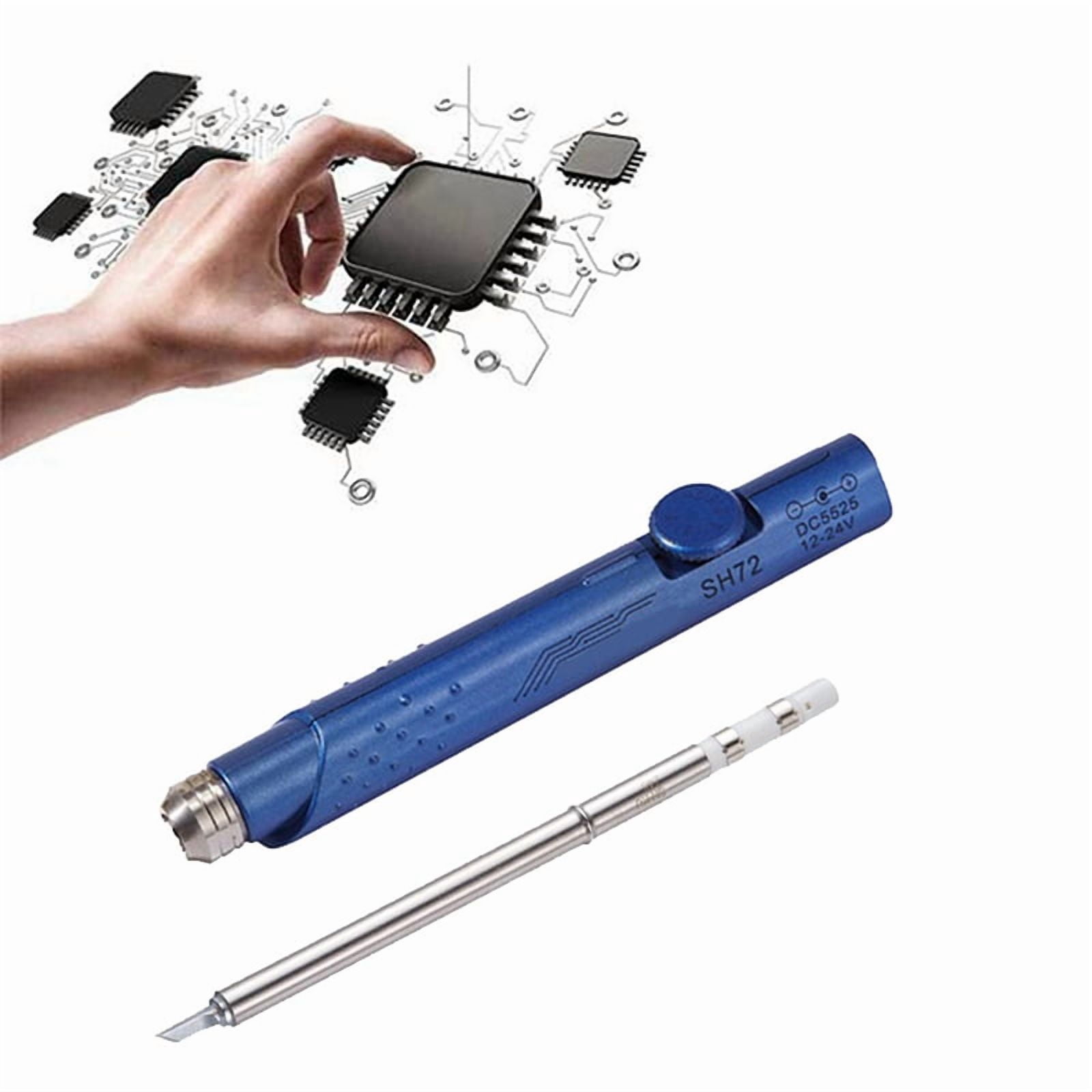 SH72 Soldering Iron 65W 12-24V 220-400℃ Adjustable Temperature SH72 KU Welding Tool Not T12 Dark Blue