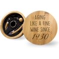 thumbnail image 1 of Custom Birth Year 1930 Wine Set Gift For 94th Birthday, Unique Gift Ideas For Turning 94, Wine Accessory For Mother's Day Father's Day Retirement, 1 of 1
