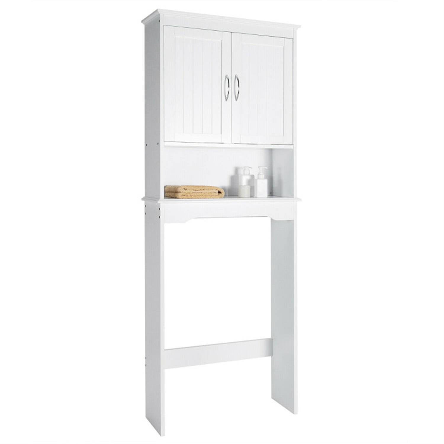 Demi Bonn Over The Toilet Storage Cabinet Bathroom Organizer with Adjustable Shelf, Bathroom Shelf Over Toilet, White