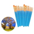 thumbnail image 4 of Pinceles para pintar al óleo, 20 pinceles para pintar acrílicos, pinceles para pintar de artista, pinceles de nailon, muy recomendables, 4 of 12
