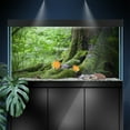 thumbnail image 2 of Aquarium Background Sticker -  Moss Tree Forest   HD Poster Decoration - for 5-60 Gallon Fish Tanks Terrarium, 2 of 5