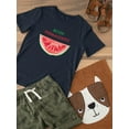 thumbnail image 3 of Buon Ferragosto Watercolor Melon T-Shirt Toddler -Image by Shutterstock,  5 Toddler, 3 of 4