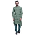 thumbnail image 1 of Atasi Kurta Imprimé de Designer pour Garçons Ensemble Kurta Pyjama Décontracté Vêtements d'Été, 1 of 3