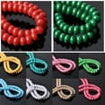 thumbnail image 3 of U8MO 100pcs 6mm x 4mm Coated Rondelle Glass Loose Spacer Beads Wholesale Bulk Lot-Fruit Green, 3 of 4