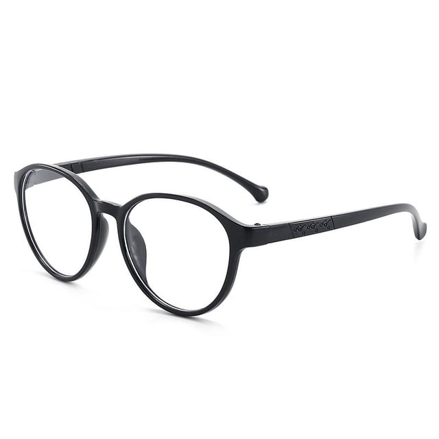 Montura de gafas ligeras antiluz azul para niños, montura redonda de colores a la moda, cómodas y bonitas