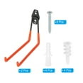 thumbnail image 3 of Garage Hooks Heavy Duty, 2Pcs Utility Storage Hooks, 60 x 188 x 160MM,(Red), 3 of 6