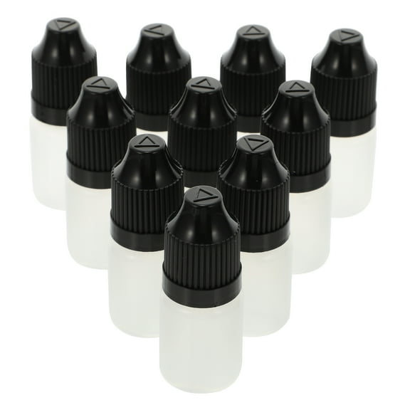 Raindrops 20pcs 5ml Plastic Eye Dropper Bottles Squeezable Empty Bottles