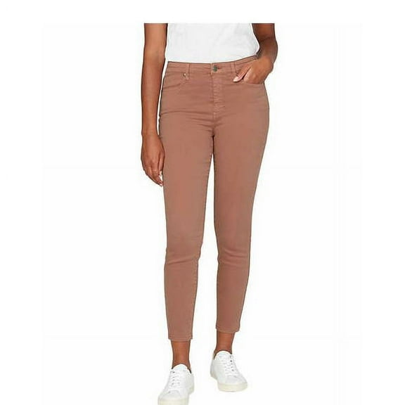 Buffalo David Bitton Women Size 2, High Rise Skinny Ankle Pants, Terracotta