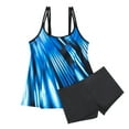 thumbnail image 2 of UPPADA Tankini Swimsuits for Women Two Piece Slimming Stretchy Swim Tops Hide Tummy Bathing Suit Shorts Athletic Swimwear, 2 of 6