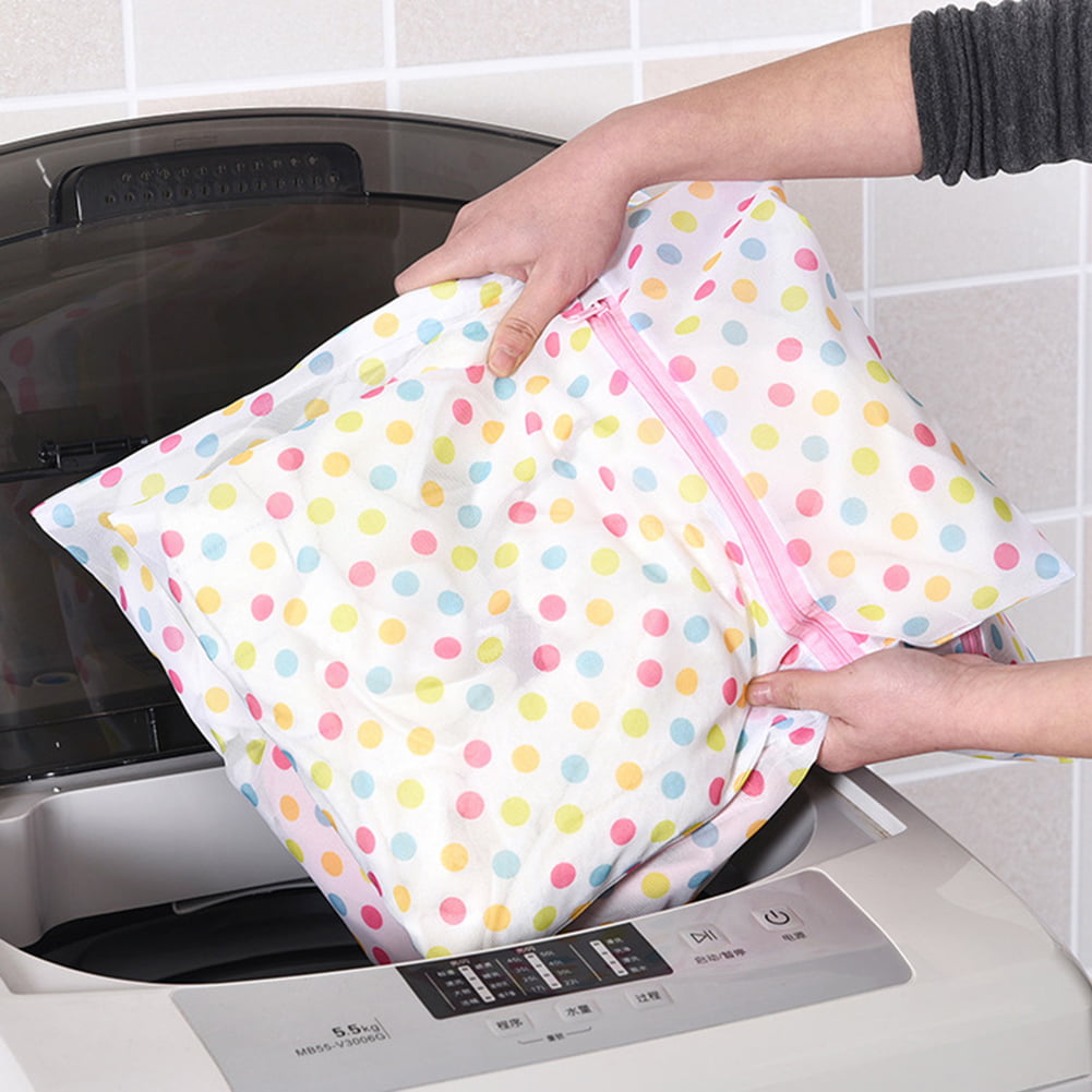 5 x Zipped Wash Bags Laundry Mesh Net Clothes Bra Sock Underwear Washing Machine 