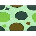 thumbnail image 1 of Ahgly Company Machine Washable Indoor Rectangle Transitional Light Green Area Rugs, 2' x 4', 1 of 7
