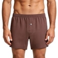 thumbnail image 2 of yillto 2 Pack Shorts for Mens Pajama Bottoms Sleepwear Loungewear Elastic Waist Comfy Pjs Boxer Underwear, 2 of 5