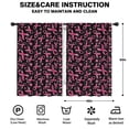 thumbnail image 2 of Blackout Kids Curtains,Breast Cancer Childrens Insulated Curtains Set Of 2,Bedroom Essentials,Toddler Room Decor 42"x63", 2 of 5
