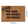 thumbnail image 2 of Clearance Warehouse Funny Doormat Welcome Decor Doormat Thick Doormat Non-Slip Entrance Door Rugs Natural Door Mat - Easy to Clean for Outside Entry, Garage, Patio, High Traffic Area 16x24IN, 2 of 4
