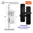 thumbnail image 2 of Biometric Fingerprint Security Intelligent Tuya Smart Password Electronic Door Lock To Open The Door Remotely ,Smart and Convenient, 2 of 7