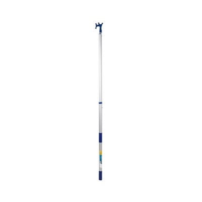 Camco Marine Poignée d'Extension 41912 à Utiliser avec les Accessoires Camco; Extensible; Longueur de 3 à 6 Pieds; Connecteur à Bouton-Poussoir à Ressort; Aluminium Anodisé; avec Emballage en Anglais/français