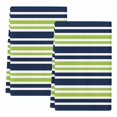 thumbnail image 2 of Navy Blue Green Striped Kitchen Towels Set of 2, Gradient Horizontal Lines Absorbent Dish Towels for Kitchen, Microfiber Hand Towel, Quick Drying Tea Towel for Cleaning Decorative Dishcloths, 2 of 7