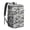 Grey-7, variant on Romantic Rose and Peony Spring Pattern Insulated Cooler Backpack - 20L Soft Cooler with Padded Straps
