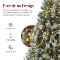 thumbnail image 3 of Árbol de Navidad Best Choice Products pino ESCOCÉS preiluminado 6 pies con 250 luces LED, 3 of 7