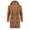 Khaki, variant on Herrnalise Fashion Leisure Autumn And Winter Hooded Cardigan Wool Line Horn Button Coat Men Khaki