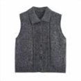 thumbnail image 1 of RKSTN Polyester Blouse en pour Femmes Mode Hiver Sans Manches Col en V Débardeur Confortable Régulier Uni Sans Manches Sans Capuche Manteaux d'Hiver pour Femmes, 1 of 3