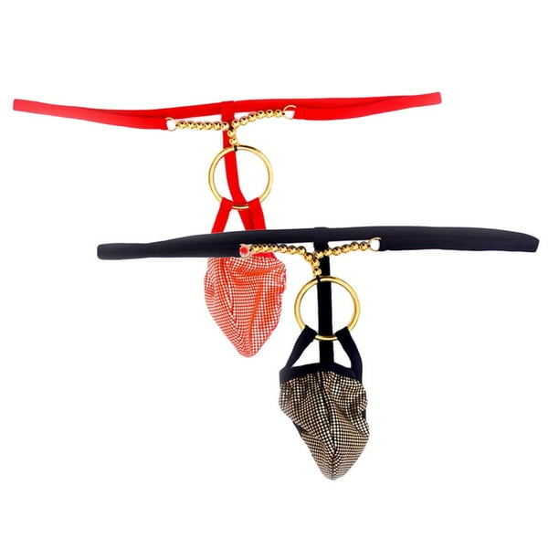 2 Piezas Para Hombre Bolsa Elastica Transparente Transparente Calzoncillos Ropa Interior M Soledad Ropa interior masculina Bodega Aurrera en linea