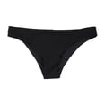 thumbnail image 1 of Bikini Tavik Womens Ali Moderate Coverage Swim Bottom ribbedblack M, 1 of 2