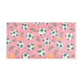 thumbnail image 2 of Haosy Leaves Football Bathroom Rugs Non Slip Absorbent Soft Plush Quick Dry Bath Mat, 39"x20", 2 of 8