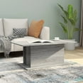 thumbnail image 1 of vidaXL Coffee Table Grey Sonoma 102x55.5x40 cm Engineered Wood, 1 of 4