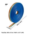 thumbnail image 2 of Uxcell Flat Ribbon Cable 6P Rainbow IDC Wire 1.27mm Pitch 5m Long, 2 of 4
