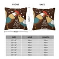 thumbnail image 2 of Honeii Rooster And Chicken Print Throw Pillow, Square Decorative Pillow Forms Soft Fluffy Plump Pillow Decorative Pillow Inserts,Couch Pillows-22"x22", 2 of 7