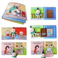 thumbnail image 1 of Libro Montessori para bebé libro de tela suave y silencioso para aprendizaje de habilidades para la vida juguetes educativos para bebé de 1 a 3 años, 1 of 5