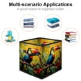 thumbnail image 2 of Toucan Foldable Storage Containers Bins with Handle, 10.8"x10.5"x10.6", Large Capacity Storage Basket, 2 of 6